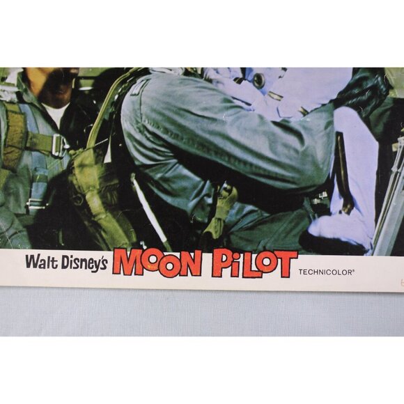 1962 Walt Disneys Moon Pilot Lobby card 11x14", Technicolor Monkey astronaut - Picture 3 of 7